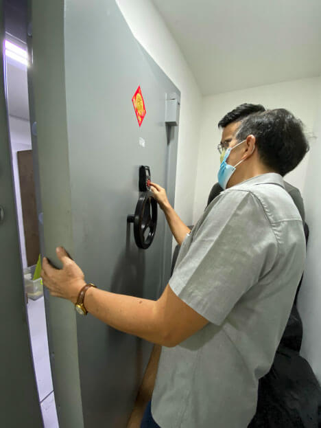 Win Safes installation photo 32 of 37